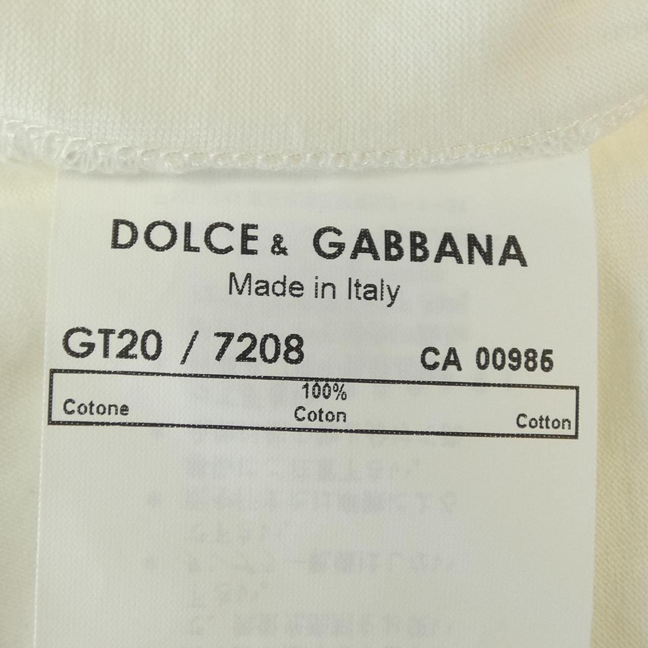 ドルチェアンドガッバーナ DOLCE&GABBANA Tシャツ