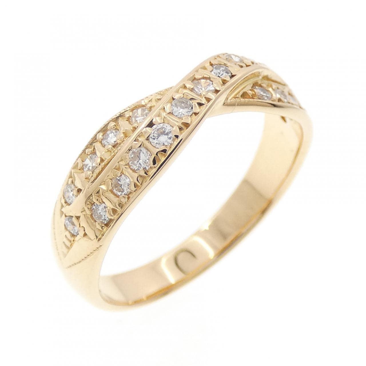 K18YG ダイヤモンド リング 0.21CT