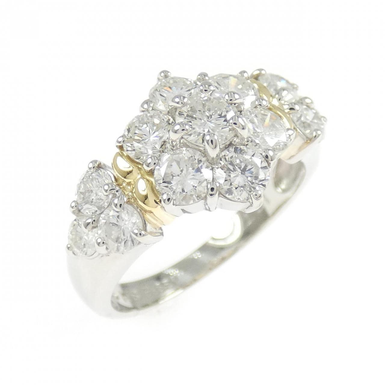 PT850/K18YG ダイヤモンド リング 1.67CT