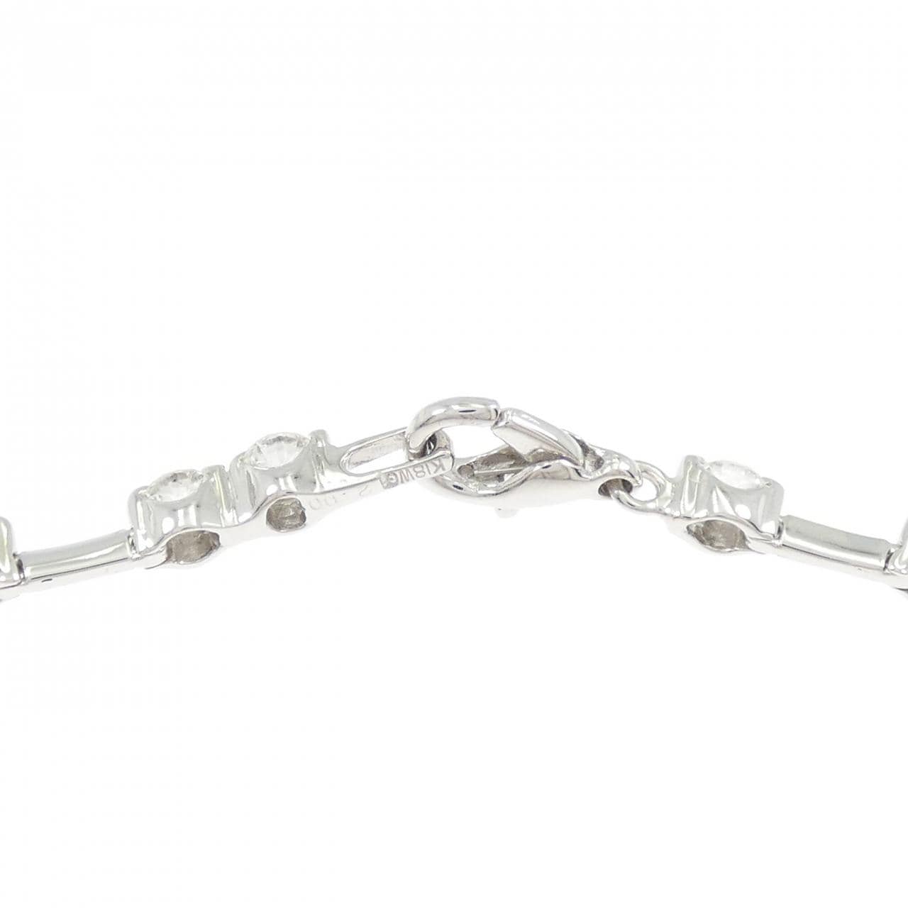 K18WG ダイヤモンド ブレスレット 2.00CT