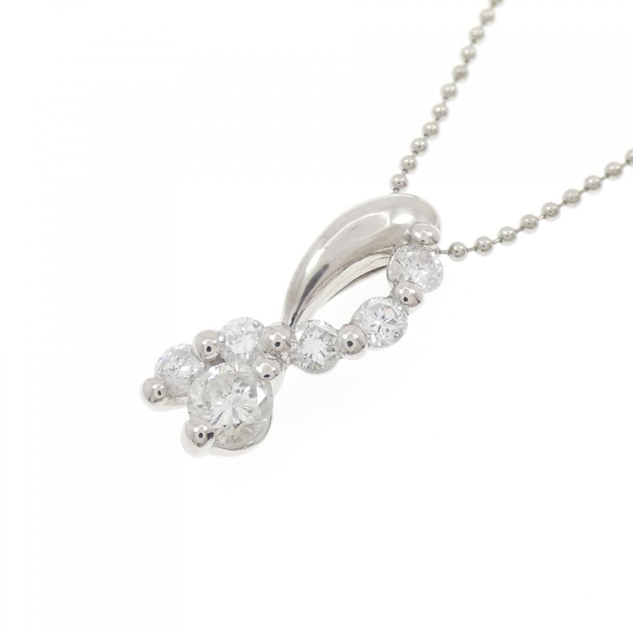 PT900/PT850 ダイヤモンド ネックレス 0.50CT