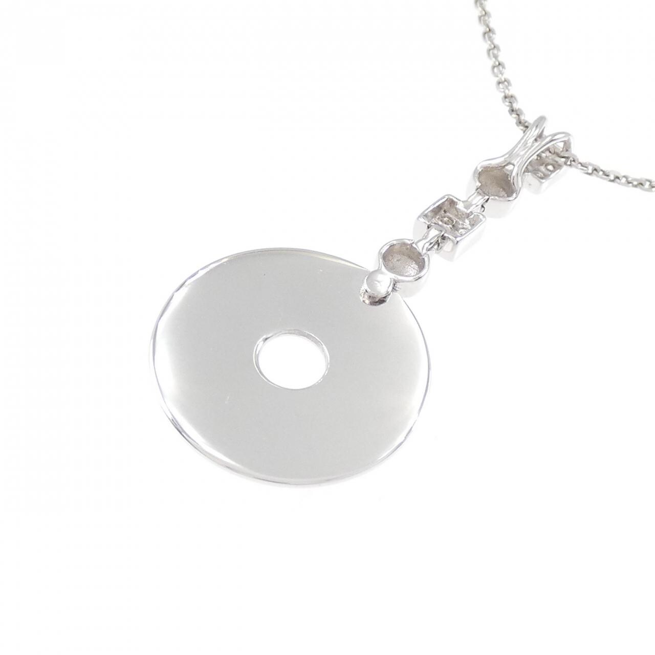 K18WG ダイヤモンド ネックレス 0.05CT