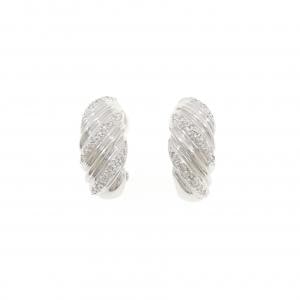 PT900/K18YG ダイヤモンド ピアス 0.26CT