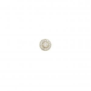 K10YG ダイヤモンド ピアス 0.09CT 片耳