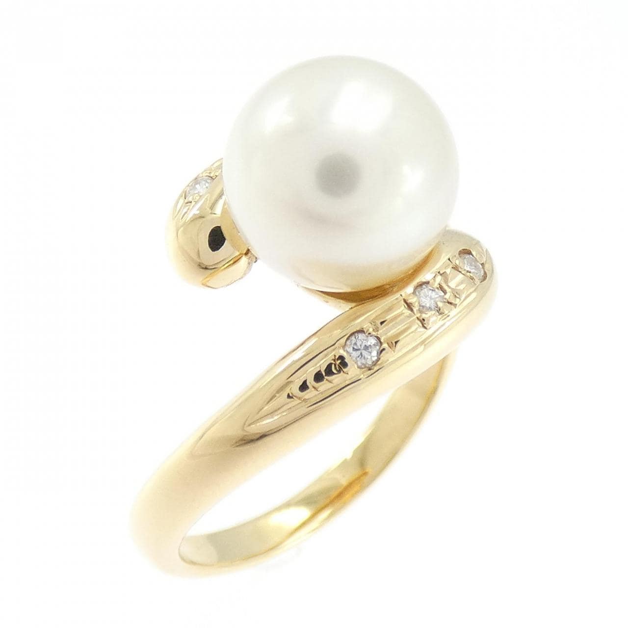 K18YG アコヤパール リング 8.6mm