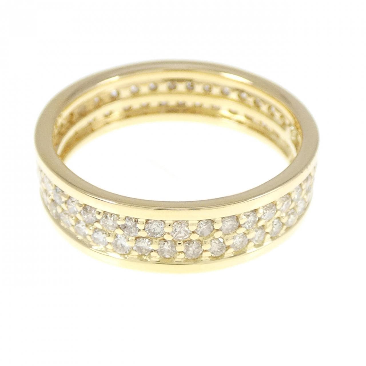 K18YG full eternity Diamond ring 1.00CT