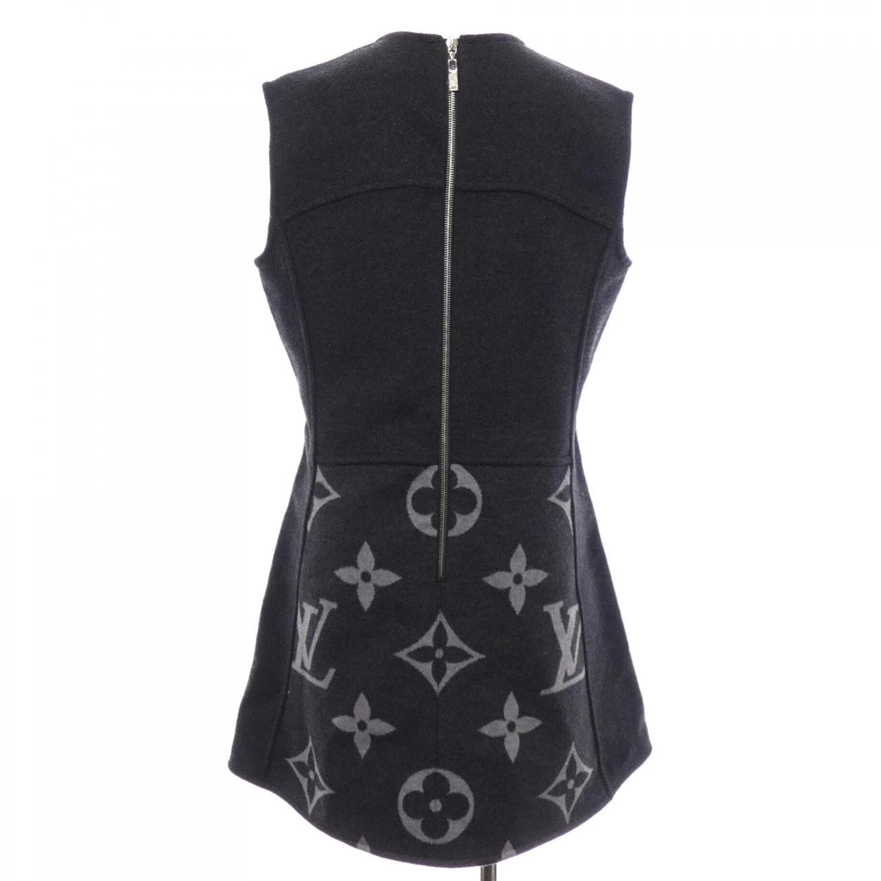 ルイヴィトン LOUIS VUITTON スリーブレスAラインドレスイン FJDR04TUV ワンピース