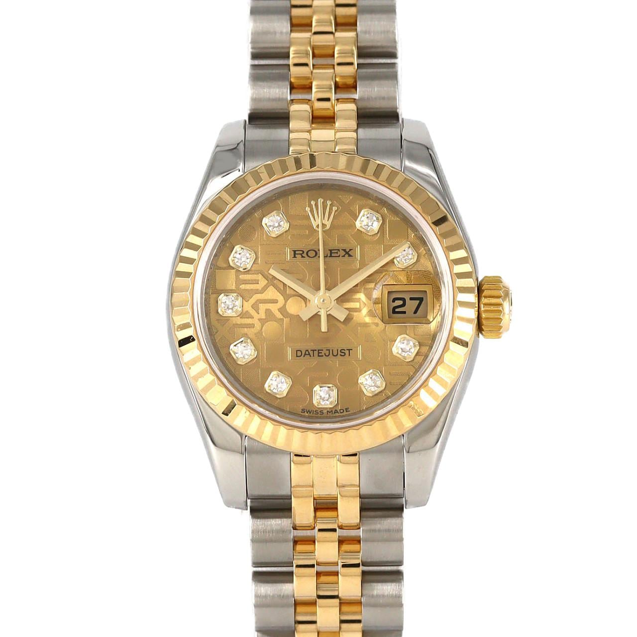 ロレックス デイトジャスト 179173G SSxYG 自動巻 ランダム番