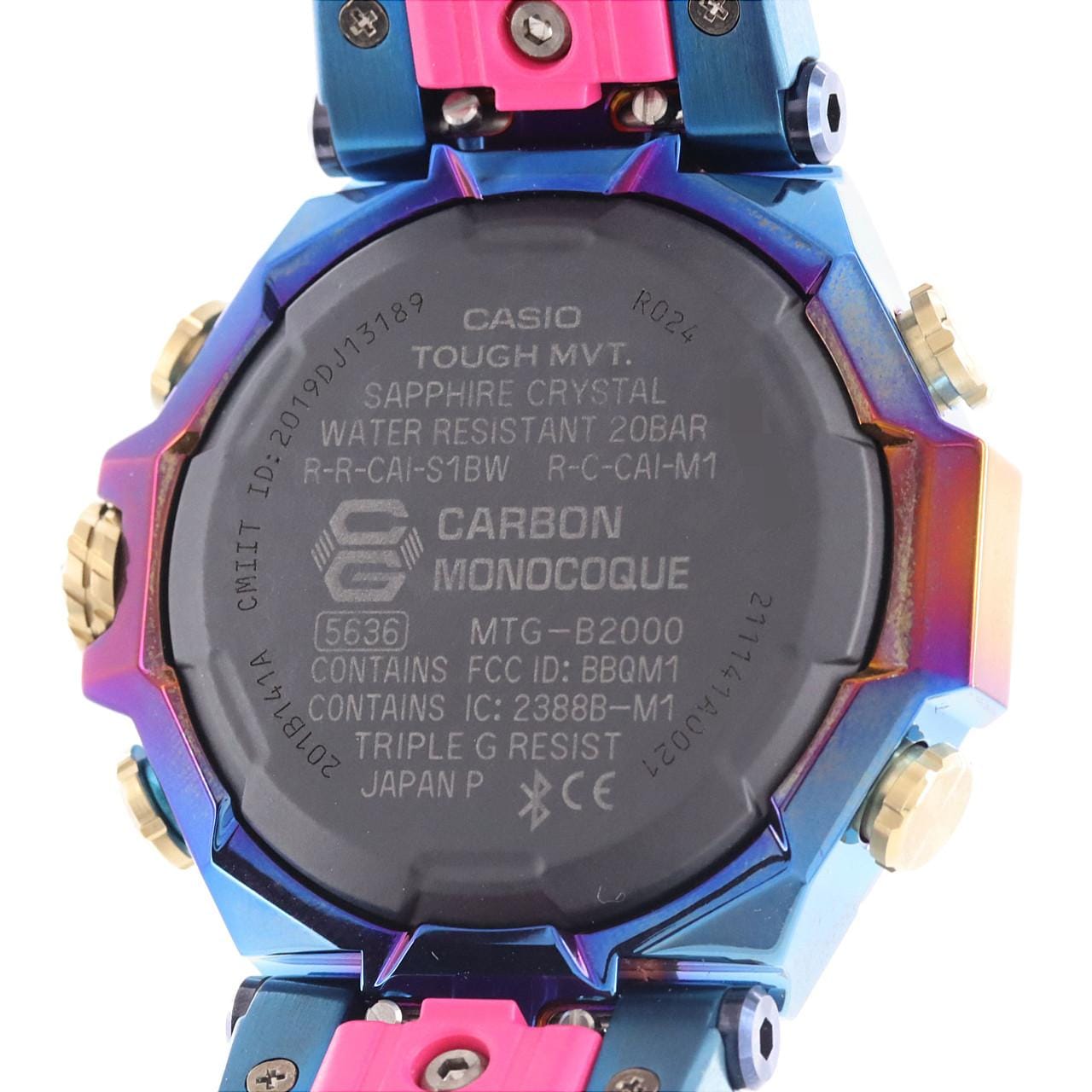 Casio G-SHOCK MT-G Radio-Controlled Watch MTG-B2000PH-2AJR SS Solar Quartz