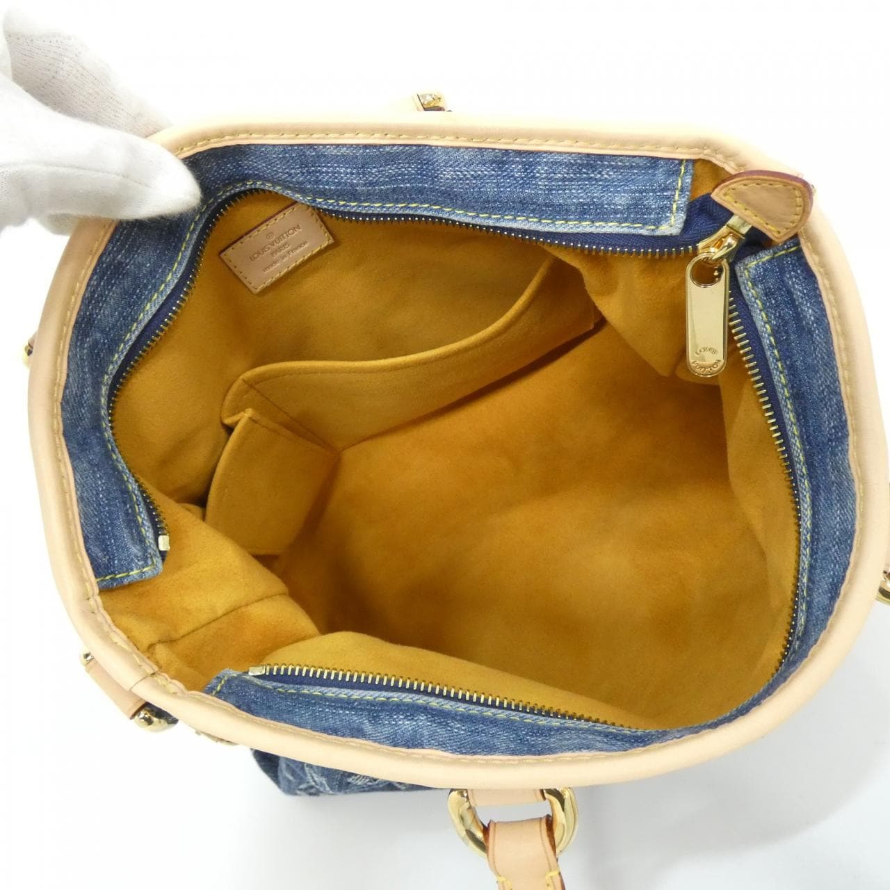 ルイヴィトン モノグラム デニム ネオカビィー MM M95349 バッグ