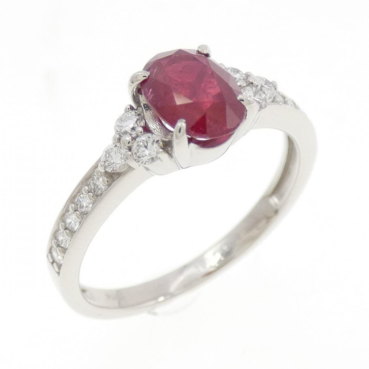 PT950 ルビー リング 1.07CT