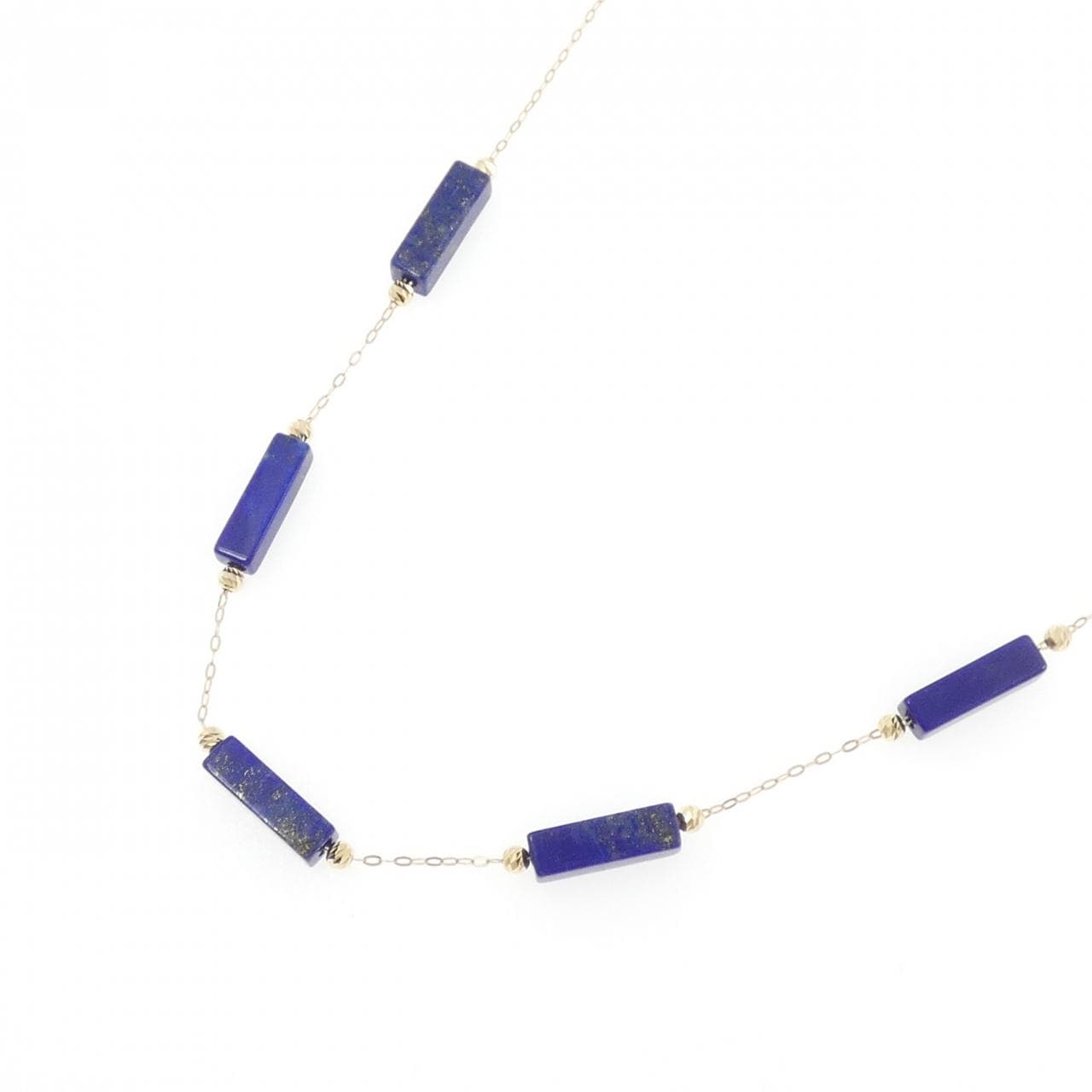 K18YG ラピスラズリ ネックレス