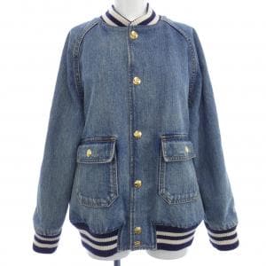 セリーヌ CELINE TEDDY JACKET IN CLEAN OCEAN BREATHE WASH 2Q930777Y デニムジャケット