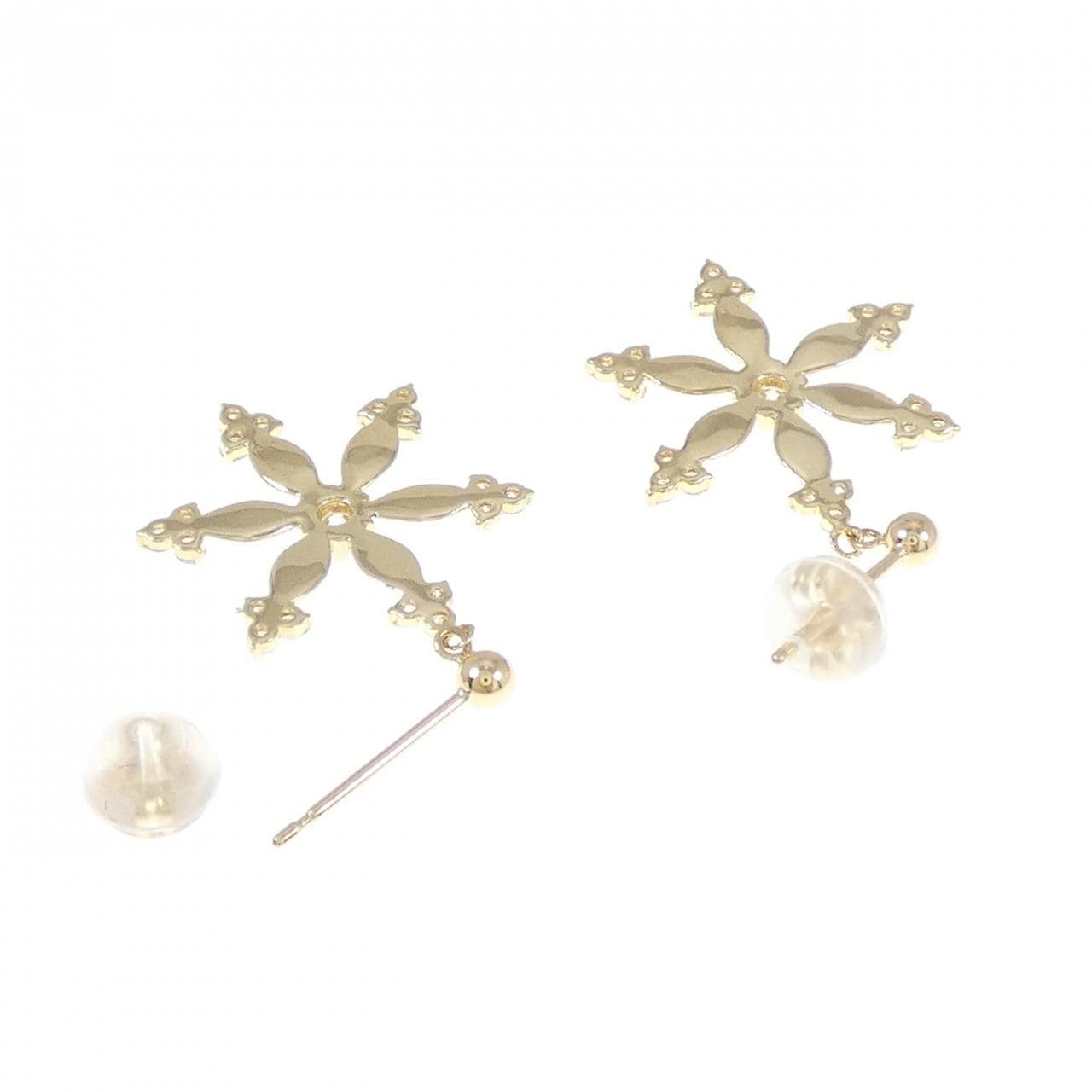 K18YG Diamond earrings 0.46CT