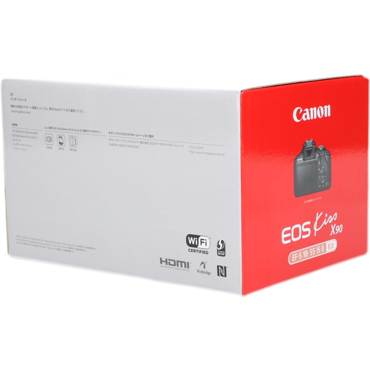 [未使用品] CANON EOS KISS X90 18-55ISⅡKIT