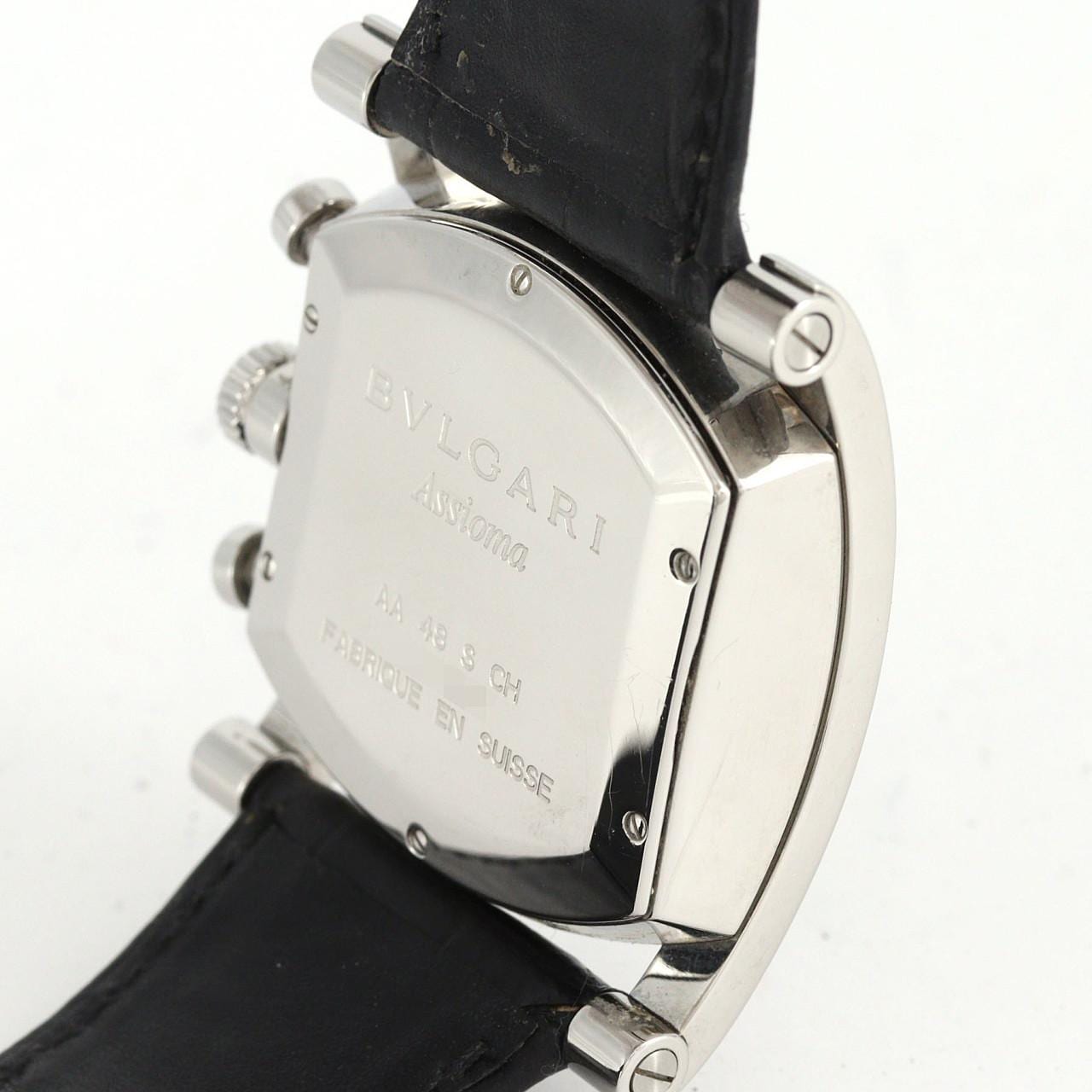 【ノーメンテナンス特価】ブルガリ アショーマクロノ JAPAN LIMITED AA48SCH/AA48C6SLDCH/JP SS 自動巻