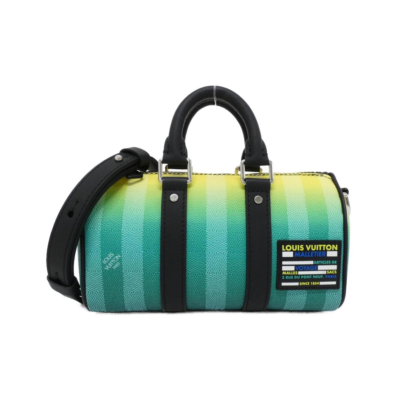 LOUIS VUITTON Day Break (Damier Stripe) Keepall XS M59949 Boston Bag