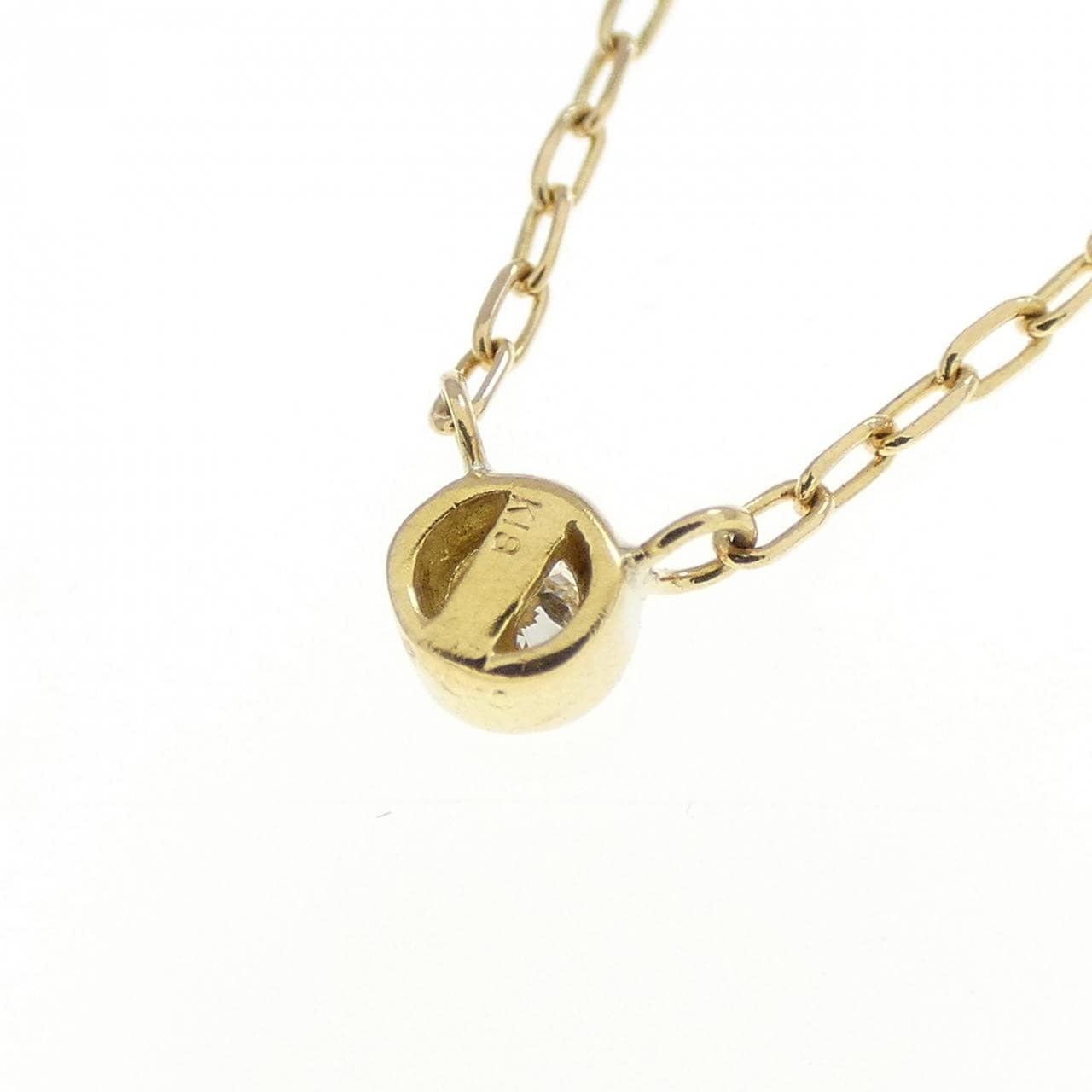K18YG ダイヤモンド ネックレス 0.05CT