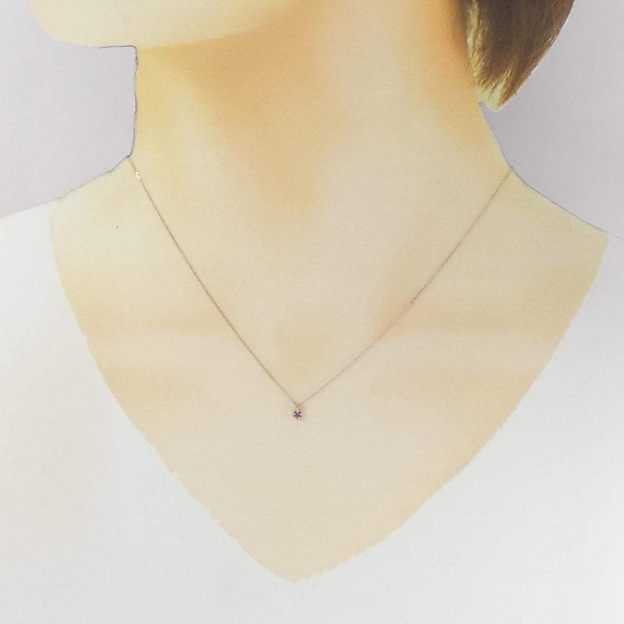 K10PG サファイヤ ネックレス