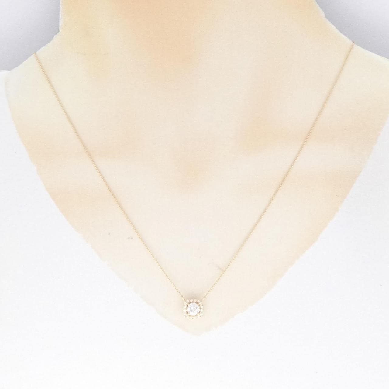[Remake] K18YG Diamond necklace 0.506CT G I1 VG