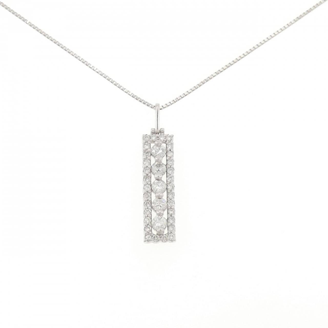 PT900/PT850 ダイヤモンド ネックレス 0.52CT