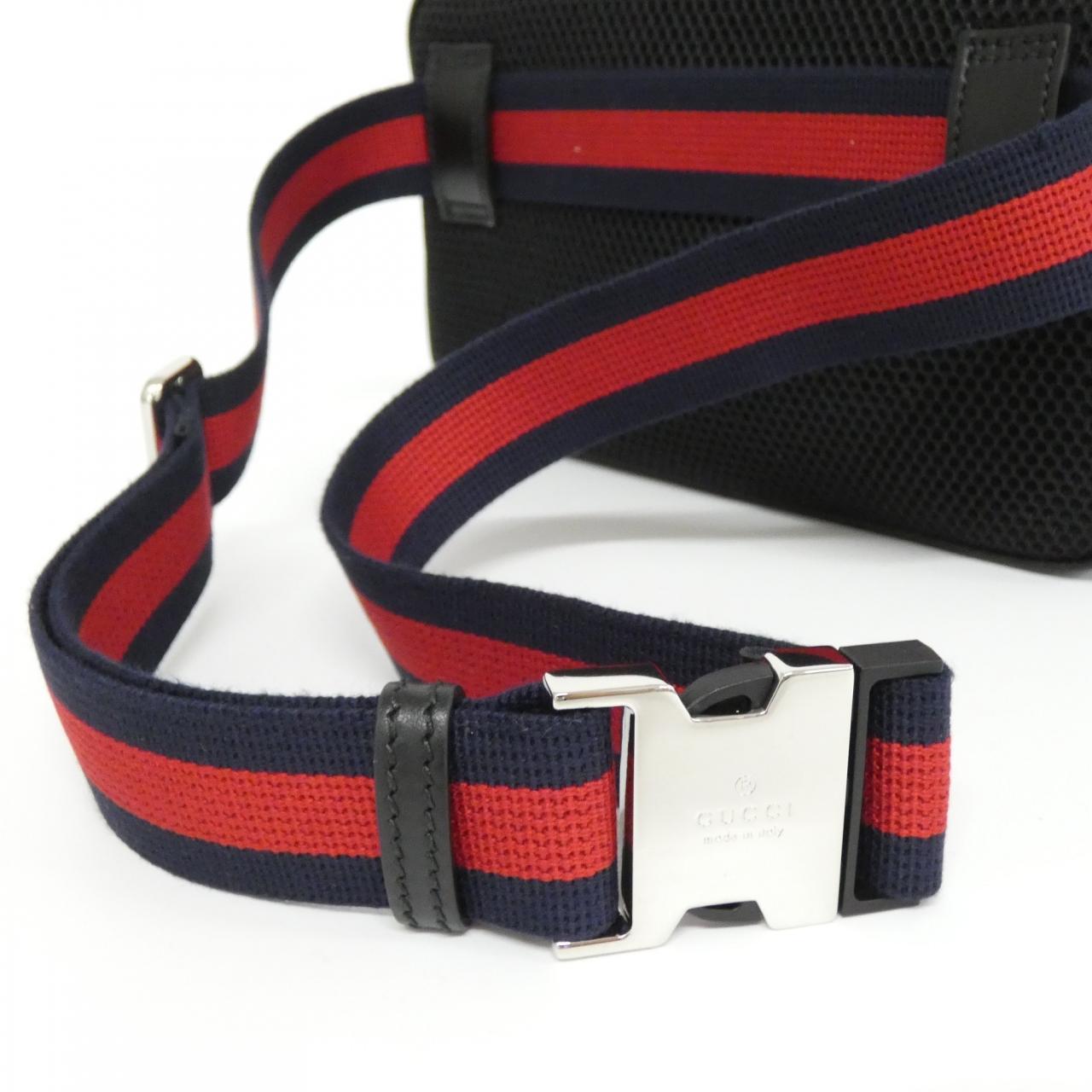 [新品] Gucci GG 黑色 792094 FADJM 腰包