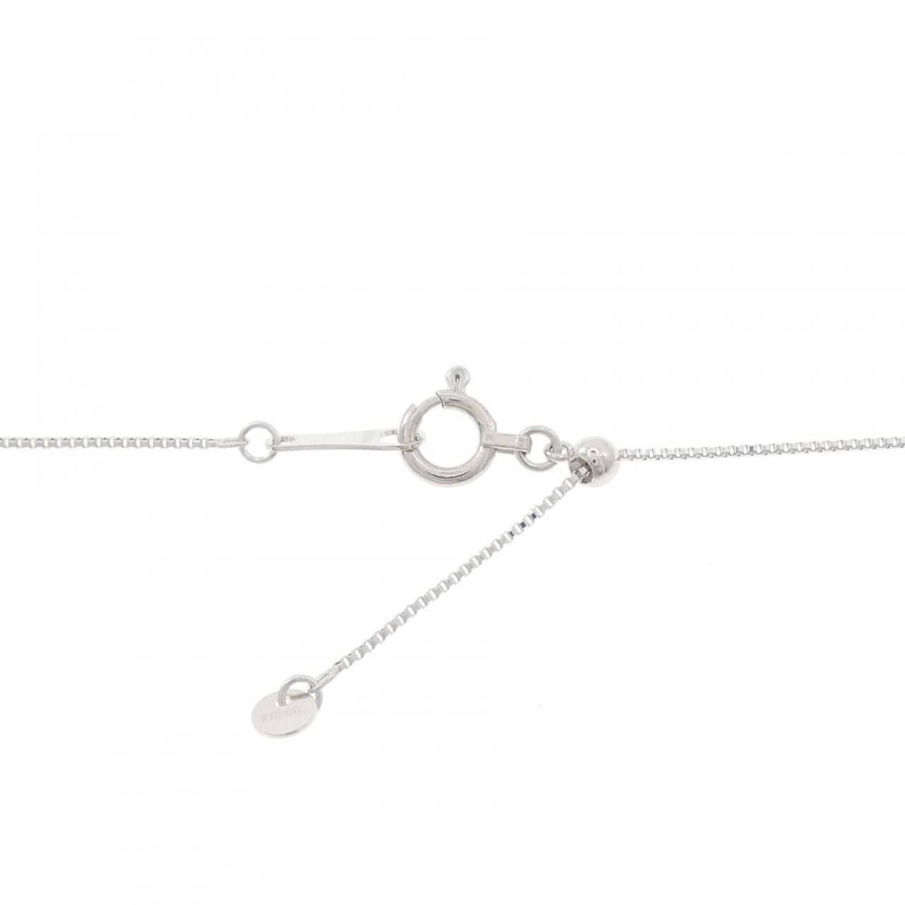 K18WG ダイヤモンド ネックレス 1.00CT