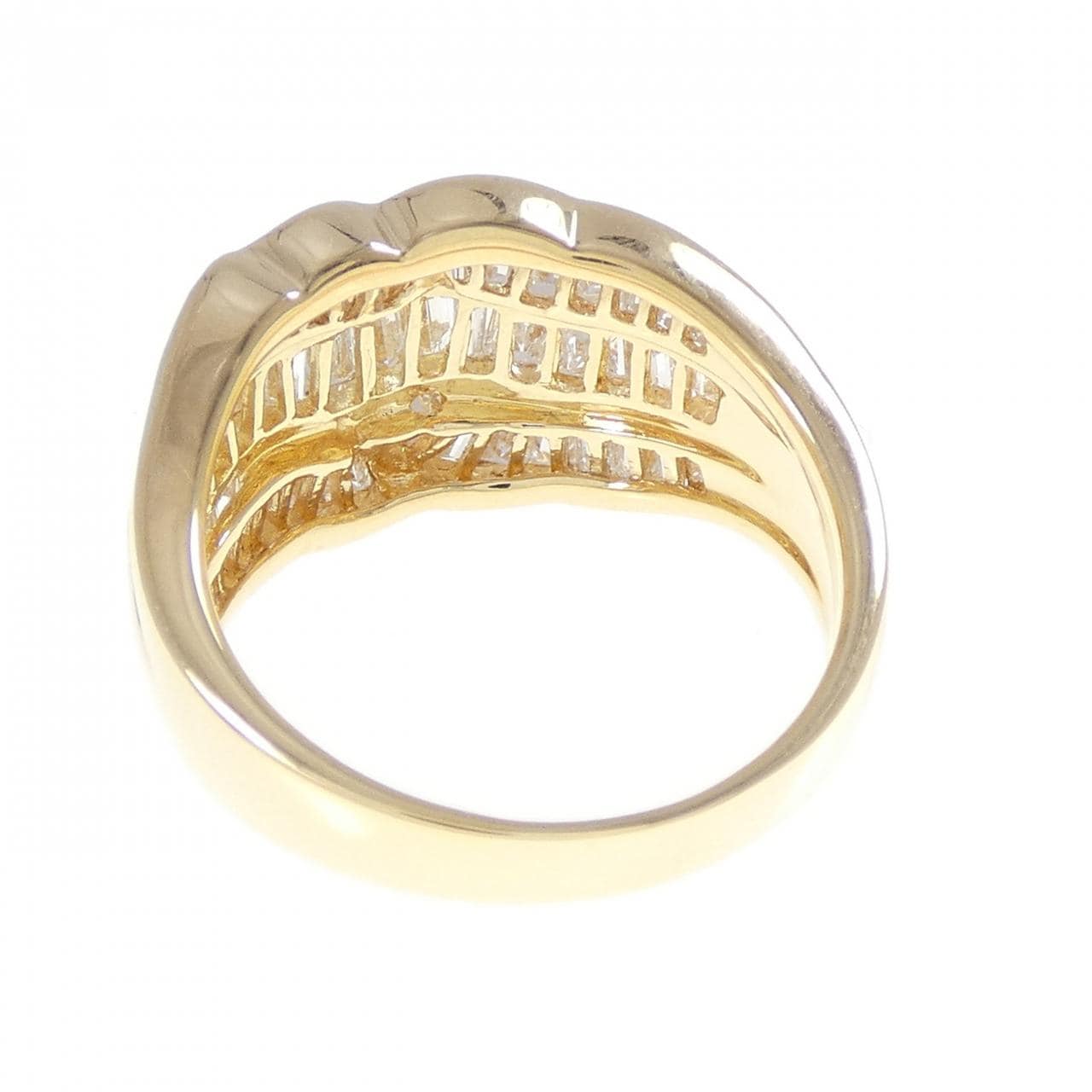 K18YG ダイヤモンド リング 2.07CT