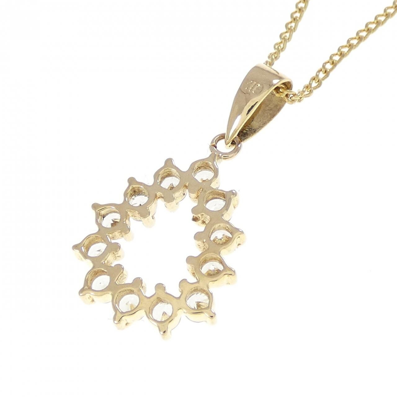 K18YG キュービック ネックレス