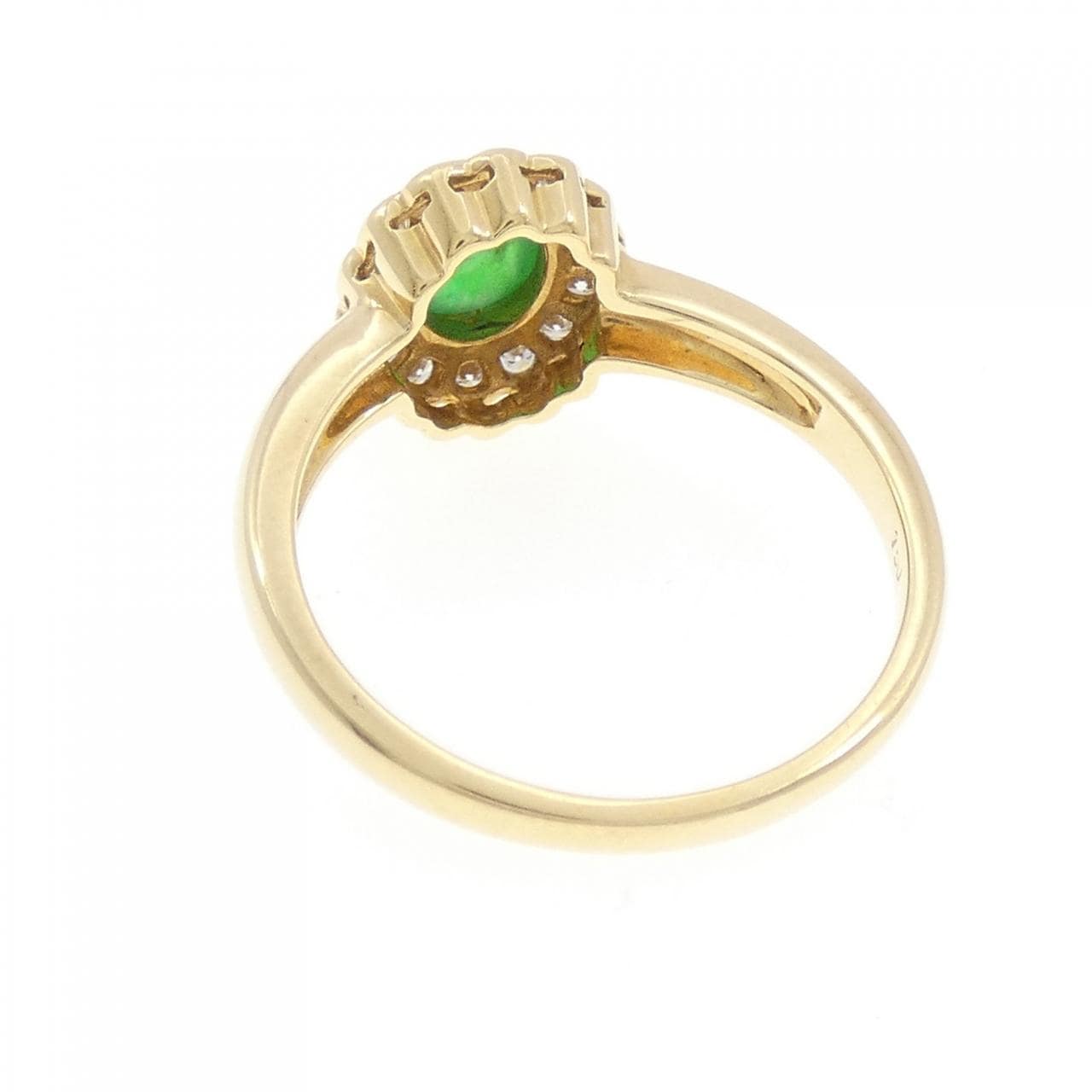 750YG ヒスイ リング