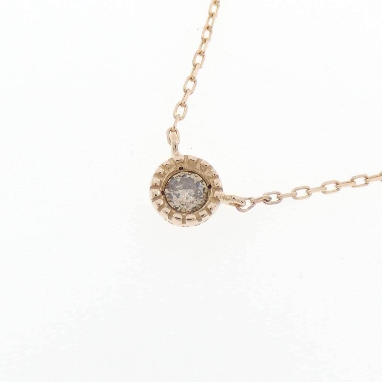 エスジェーエックス ダイヤモンド ネックレス 0.07CT