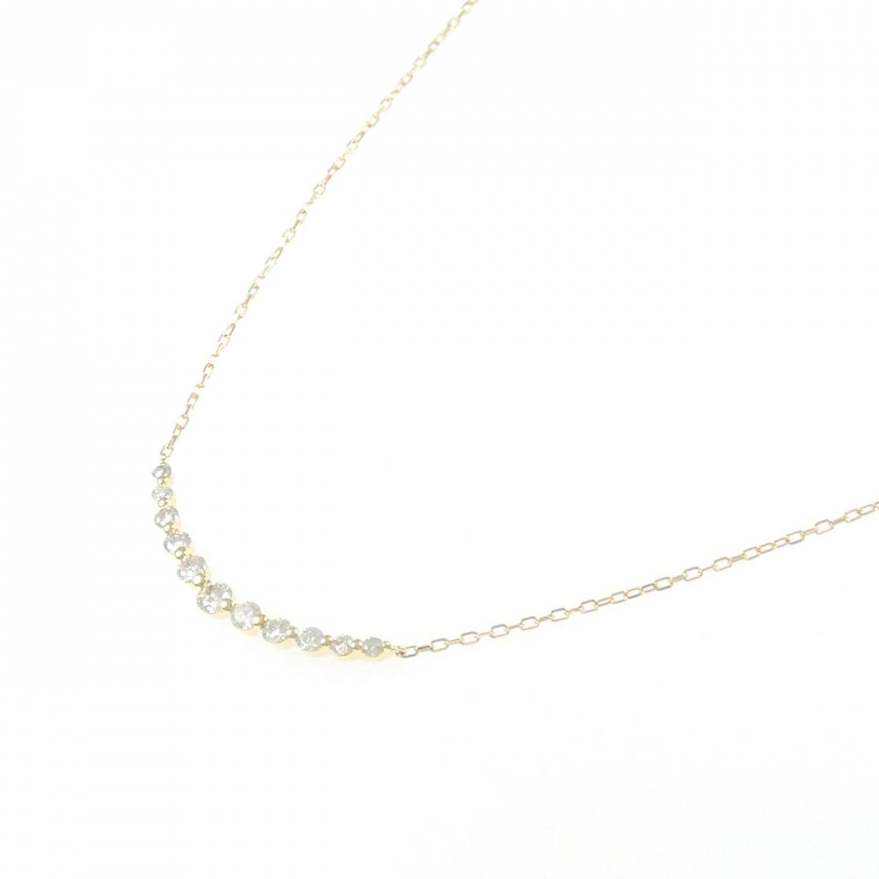 K18YG ダイヤモンド ネックレス 0.50CT