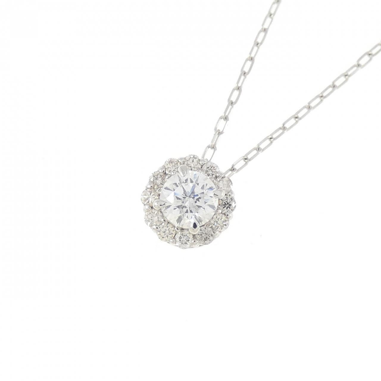 PT950/PT850 ダイヤモンド ネックレス 0.226CT