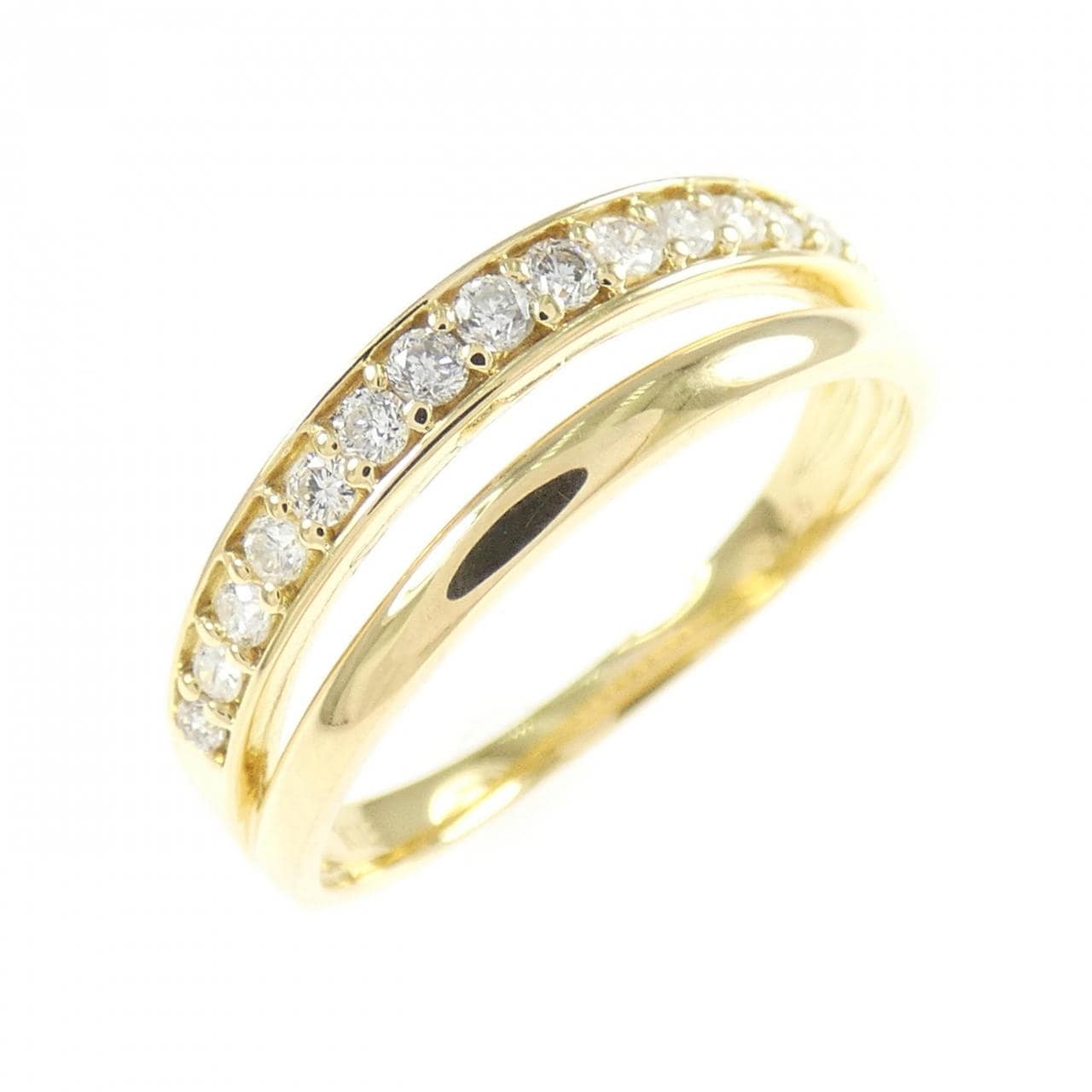 K18YG ダイヤモンド リング 0.20CT