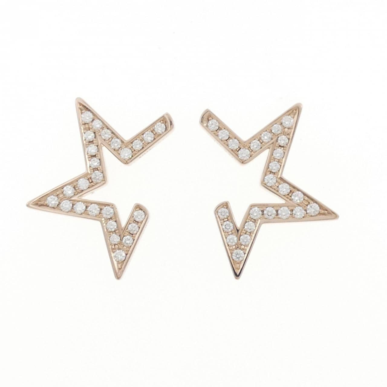 タサキ アブストラクト スター ピアス 0.42CT