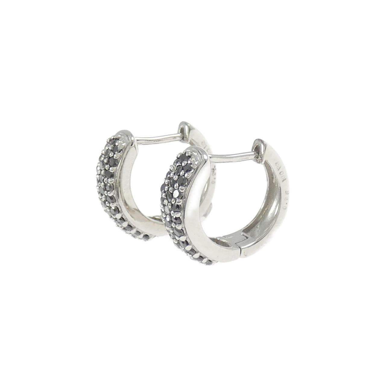 K10WG ダイヤモンド ピアス 0.50CT