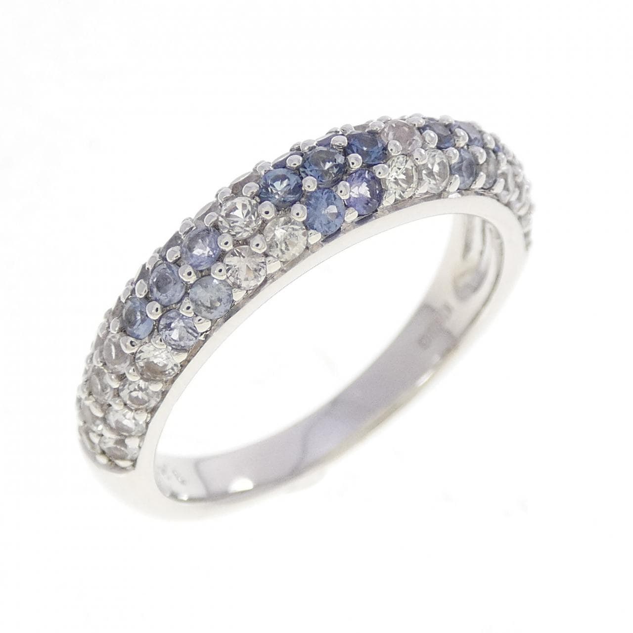 K18WG サファイヤ リング 1.20CT