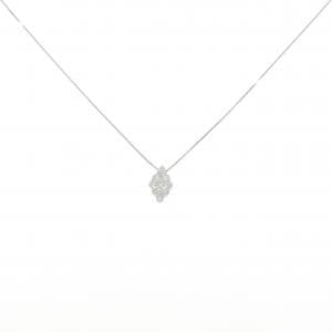 K18WG ダイヤモンド ネックレス 0.55CT