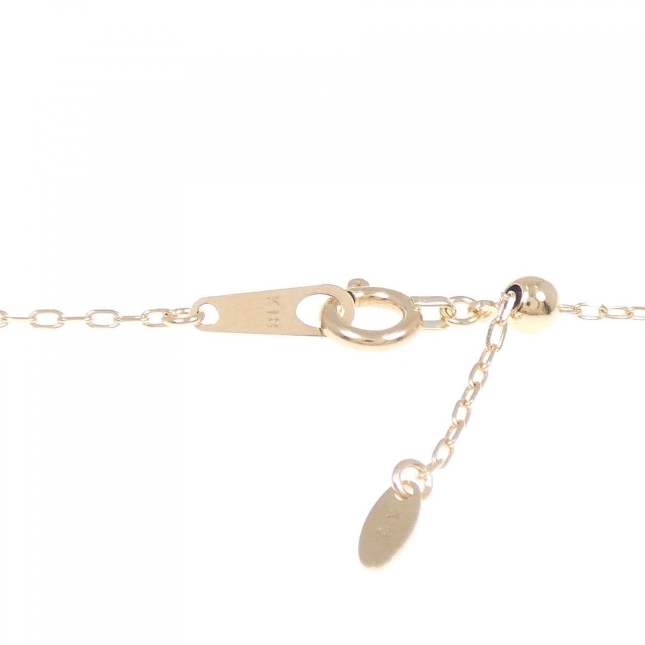 K18PG ハート ダイヤモンド ネックレス 0.30CT