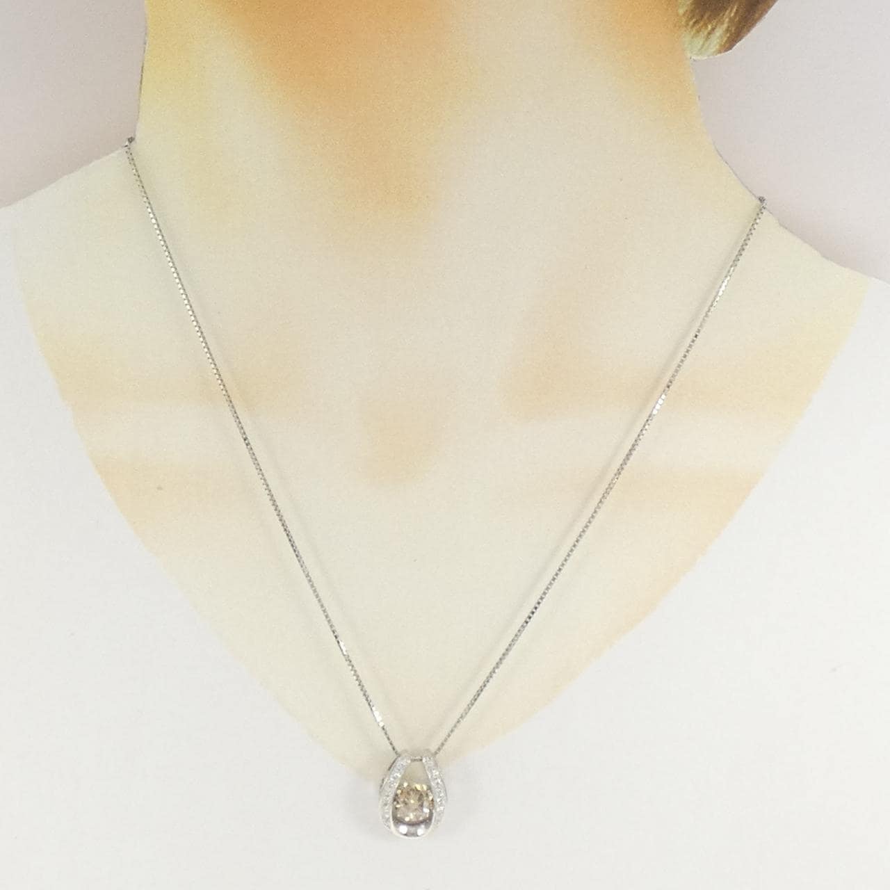 PT900/PT850 ダイヤモンド ネックレス 2.036CT
