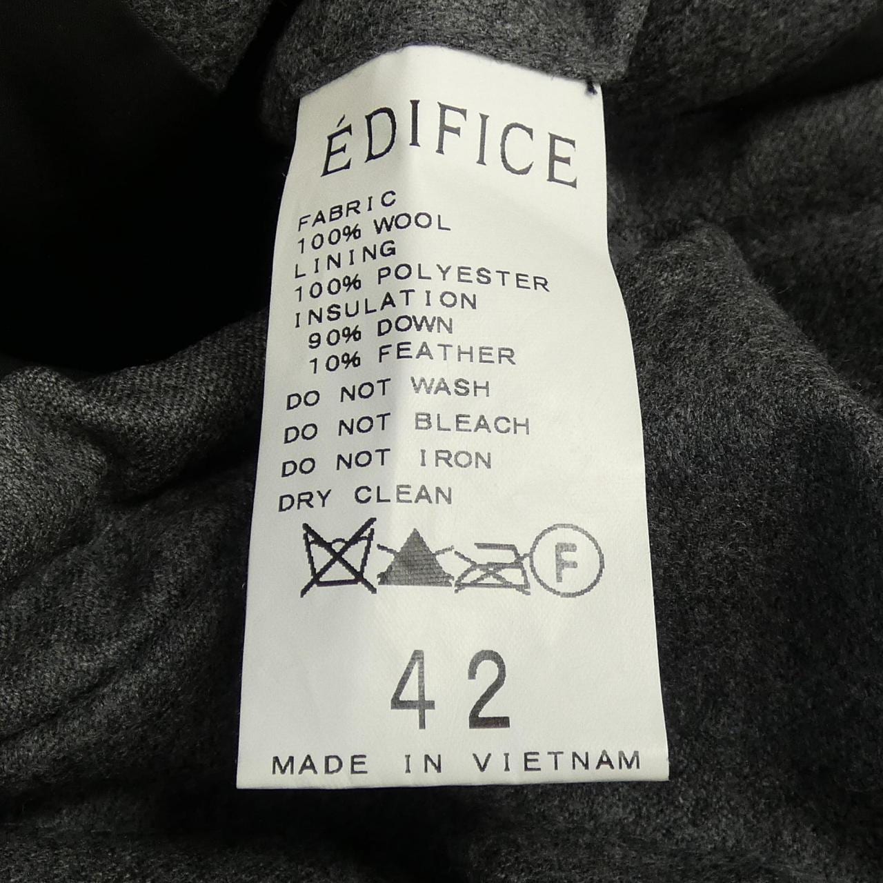 エディフィス EDIFICE ダウンコート