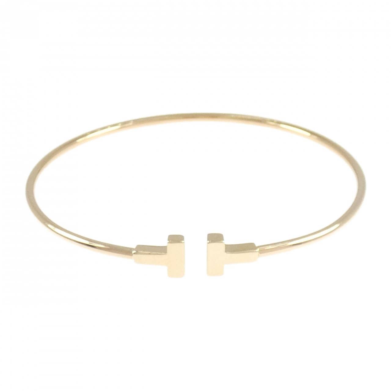 ティファニー Tナローワイヤー バングル