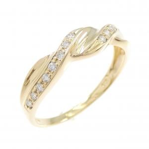 K18YG ダイヤモンド リング 0.14CT