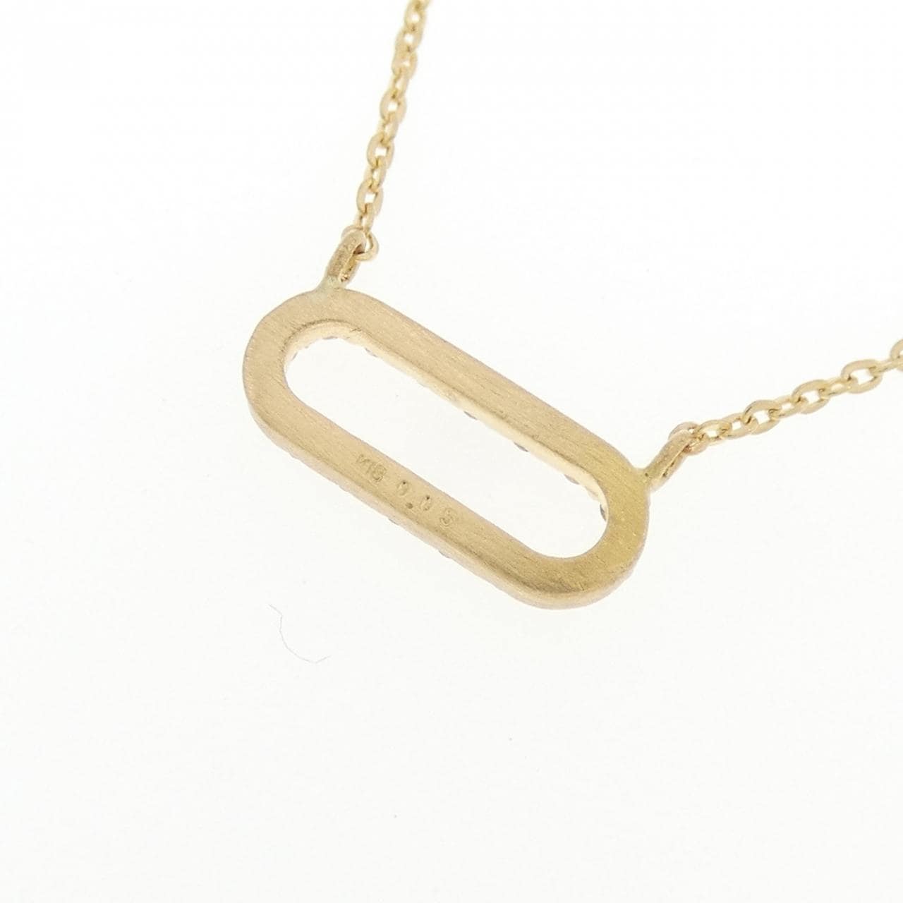 K18YG ダイヤモンド ネックレス 0.05CT