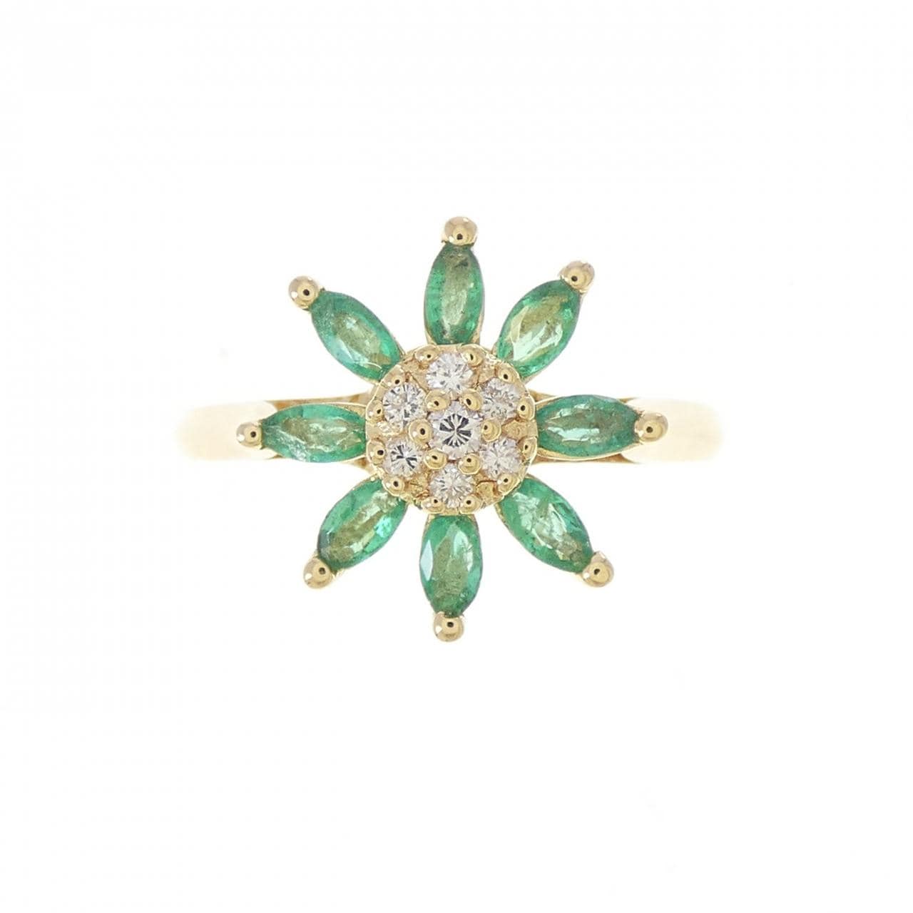 ポンテヴェキオ エメラルド リング 0.43CT