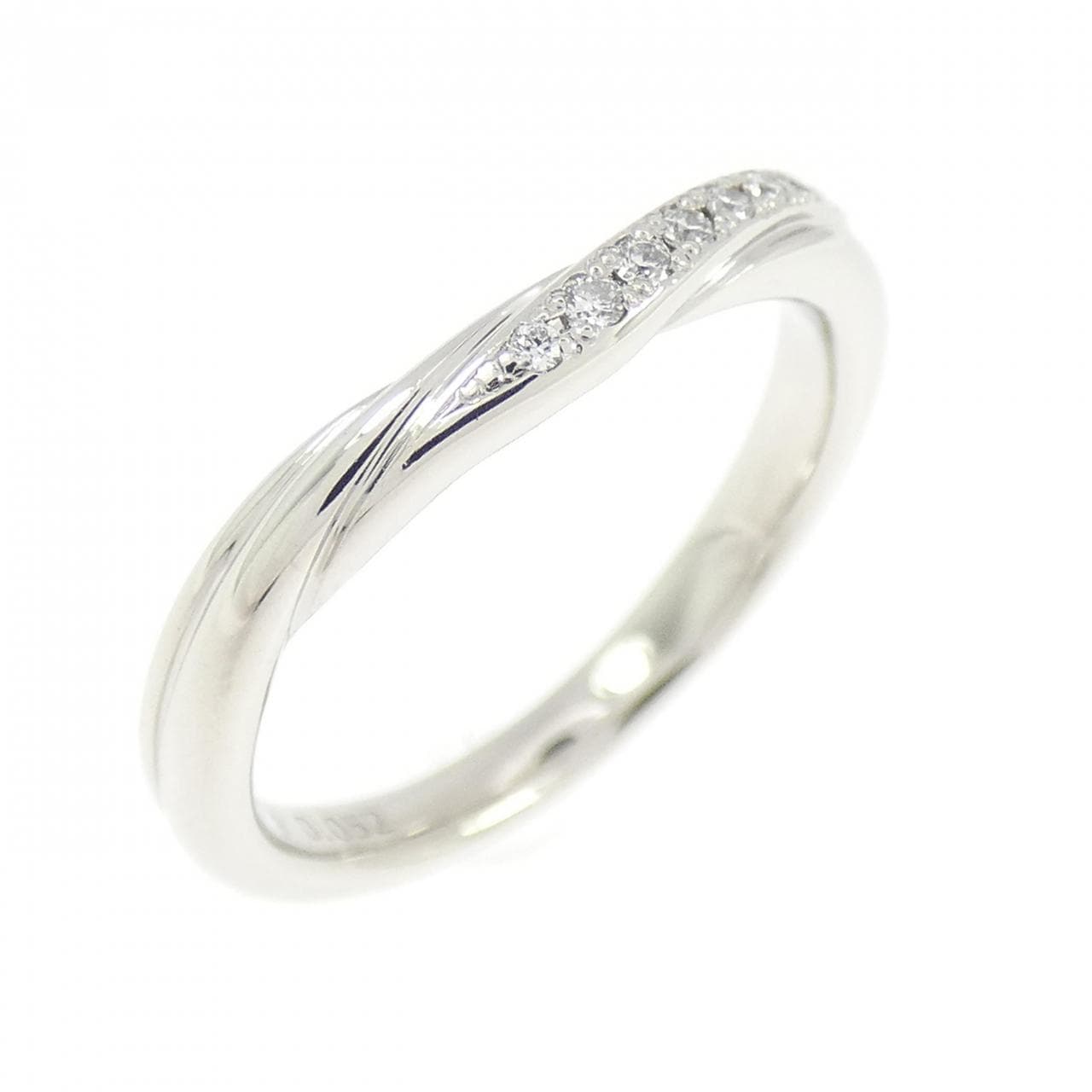 PT950 ダイヤモンド リング 0.052CT