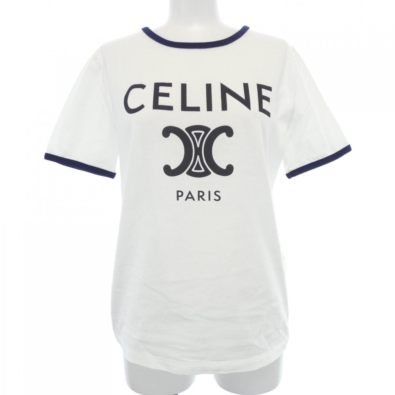 美品☆CELINE セリーヌ　ロゴ　Tシャツ　S 楽天市場】【9/25限定・最大1万円OFFクーポン配布中】CELINE