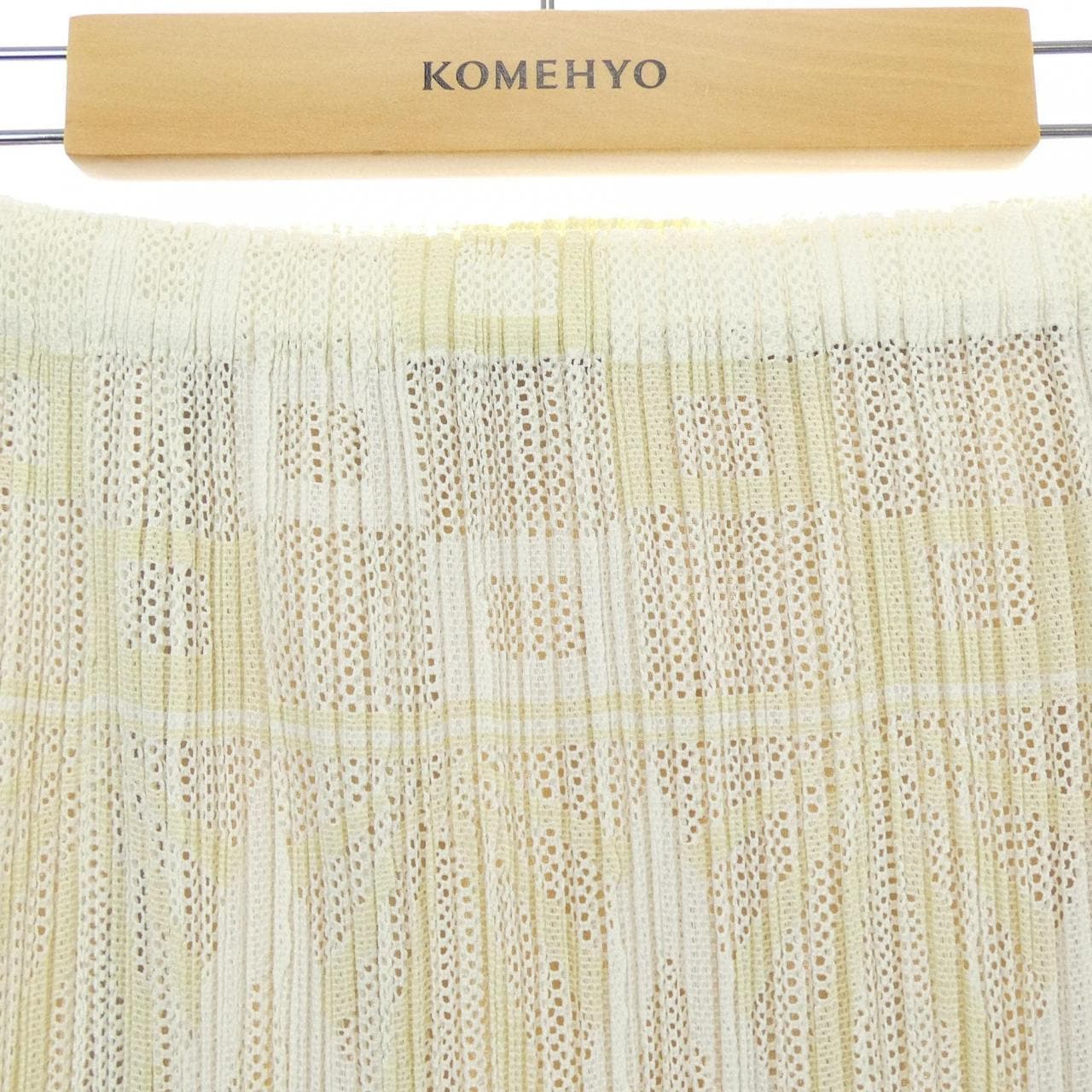 プリーツプリーズ PLEATS PLEASE 2007 幾何学メッシュ 消しプリーツ PP61-JG674 7561033 スカート