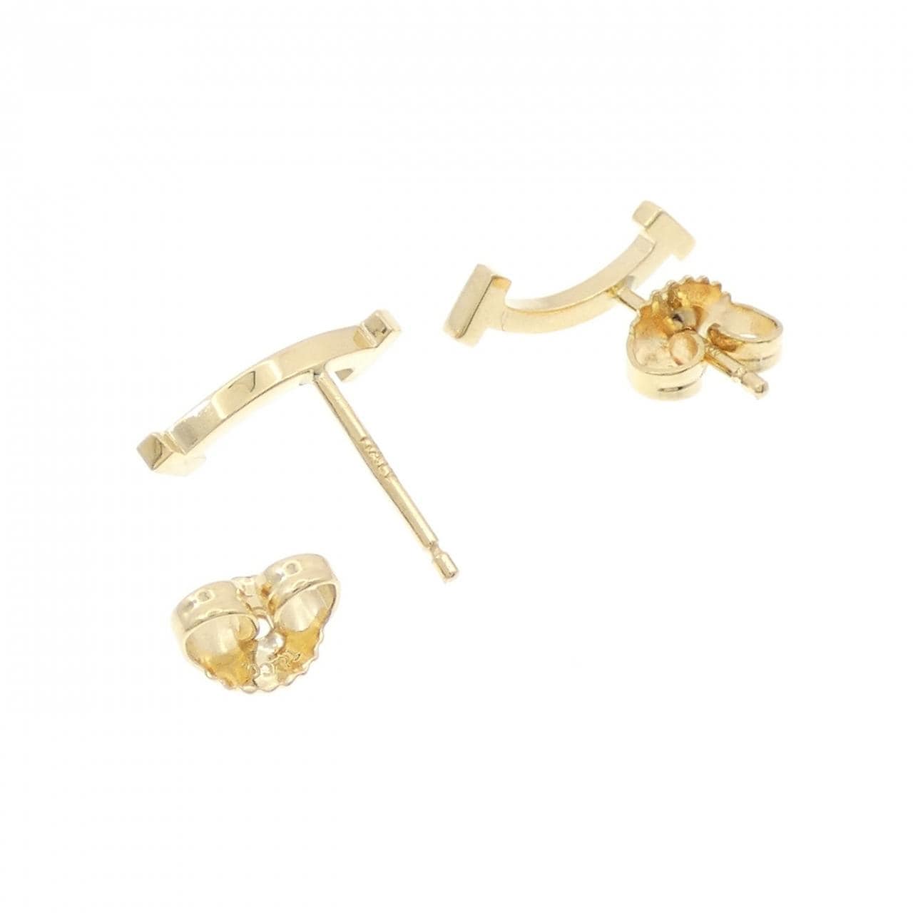 ティファニー Tスマイル ピアス