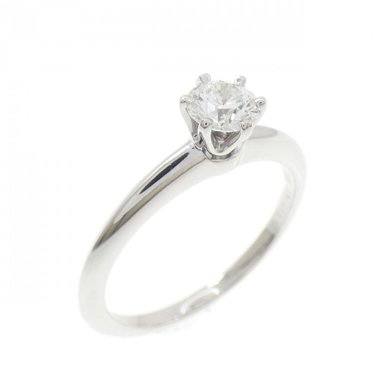 TIFFANY经典单单钻指，0.36克拉